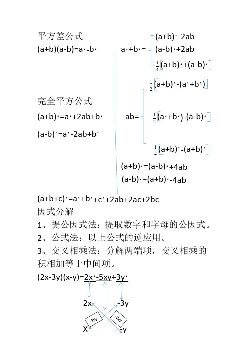 七年级上册数学公式