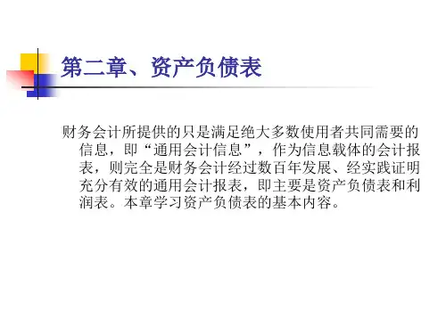 第二章、资产负债表1