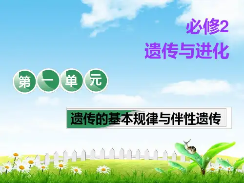 2019三维设计高考生物一轮复习课件:必修2一单元一讲孟德尔的豌豆杂交实验(一)