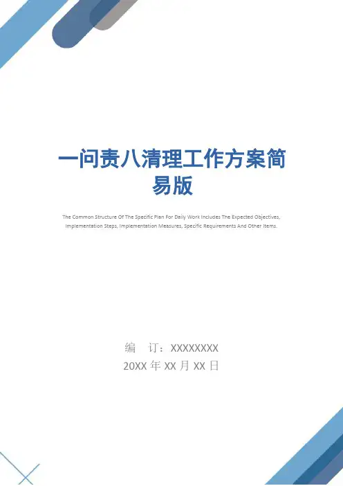 一问责八清理工作方案简易版_3
