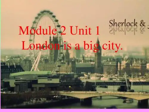 课件-外研版四年级下M2U1-London-is-a-big-city(1)