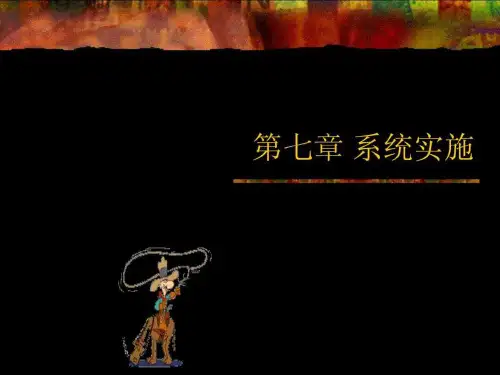 管理信息系统第七章 系统实施