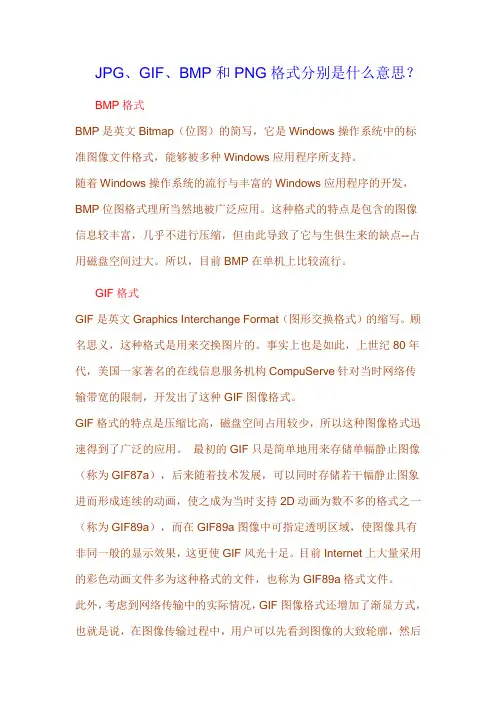 JPG、GIF、BMP和PNG