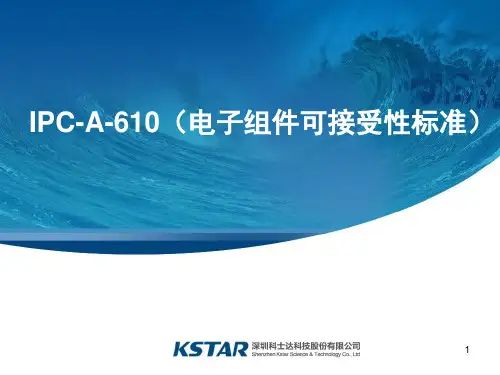 电子组件可接受性标准