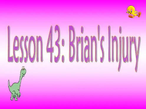 英语:Unit-6-《Accidents!》Lesson-43课件(1)(冀教版九年级上)(1)