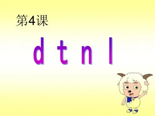 整理好后的课件4.d t n l