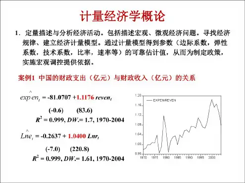 南开计量经济学课件(7)