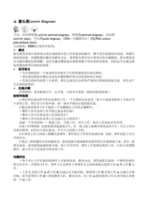 箭头图(arrow diagram)