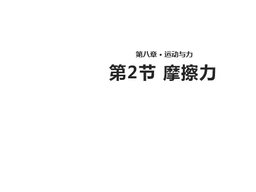 摩擦力PPT优秀课件1