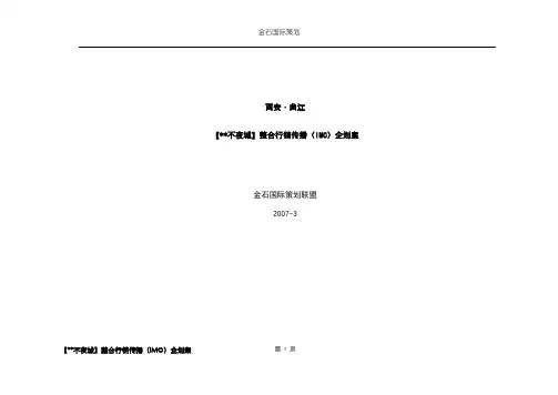 西安大唐不夜城企划案(精)