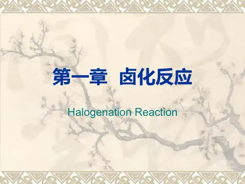 药物合成反应课件 中国药科大学