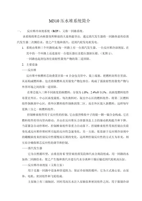 M310压水堆系统简介