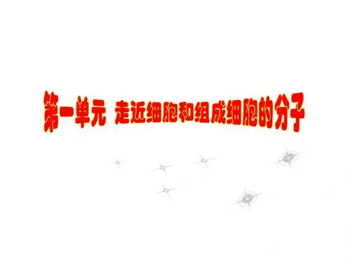 2第一单元 第2讲细胞中的元素和化合物