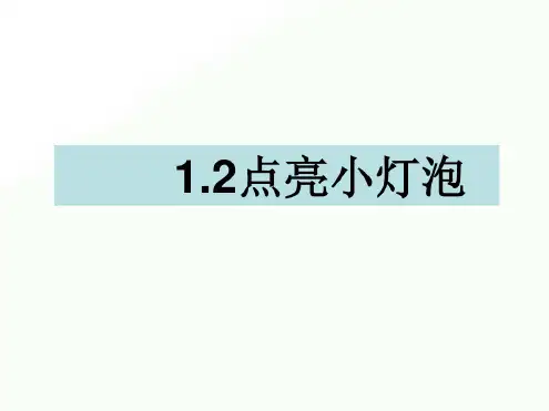 四年级下册科学课件-1.2点亮小灯泡教科版(共20张PPT)