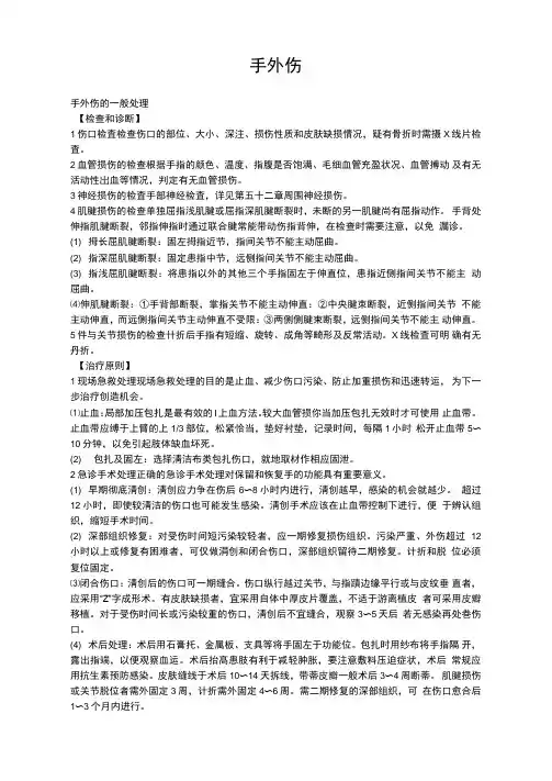 外科学：手外伤