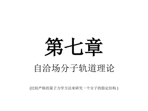 第七章 分子轨道理论