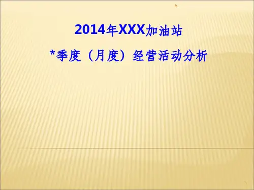 加油站经营活动分析(模版)