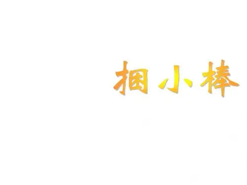 捆小棒