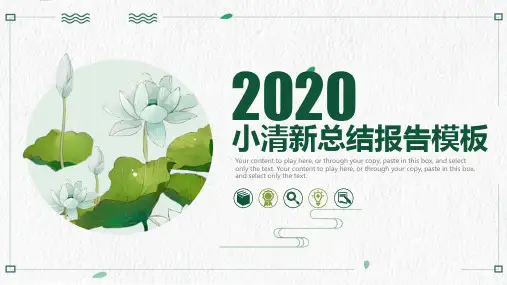 小清新文艺风格PPT (46)