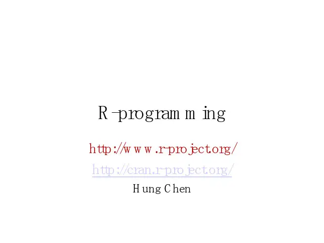 R-programming(Week1)