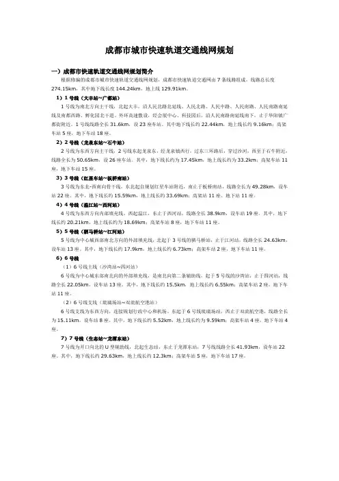 地铁线路