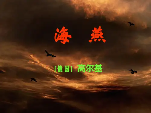 八年级语文下册 第9课《海燕》课件18 人教新课标版