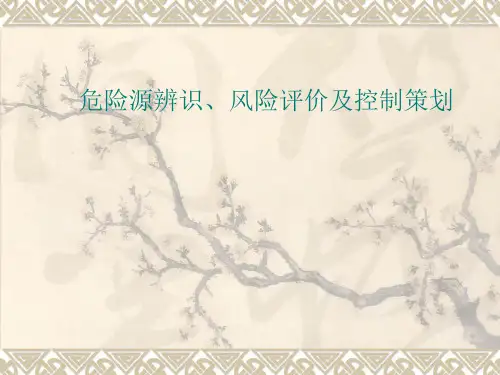 危险源辨识与风险评价