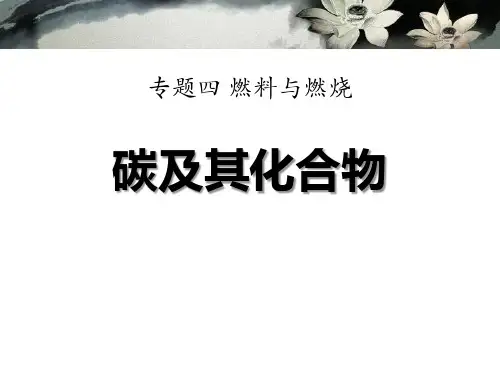 《碳及其化合物》燃料与燃烧PPT课件二