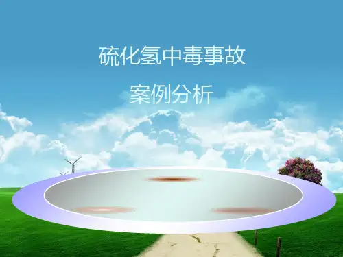 硫化氢中毒事故案例分析课件