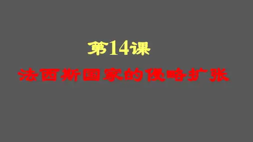 人教部编版九年级下册第14课法西斯国家的侵略扩张(共21张PPT)