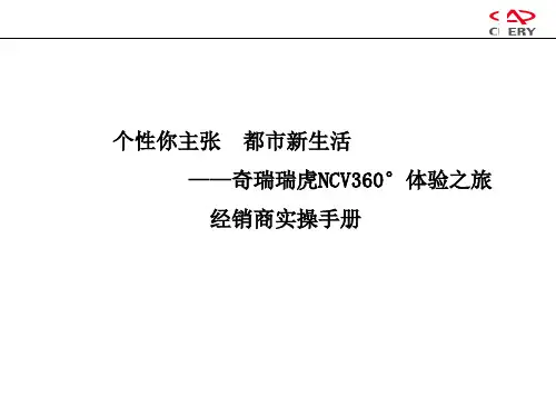 瑞虎NCV终端线下公关活动执行手册(汽车经销商).pptx