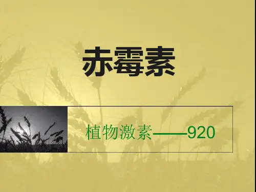 赤霉素的发现、分类、生产工艺流程、国内外发展现状