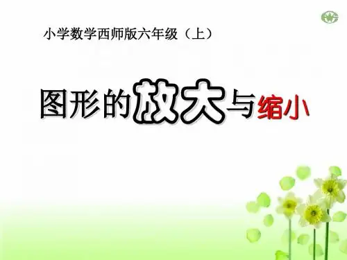 《图形的放大与缩小》图形的变换和确定位置优选公开课精品PPT