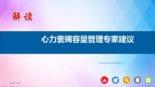 解读心力衰竭容量管理专家建议