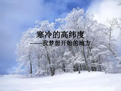 寒冷的高纬度