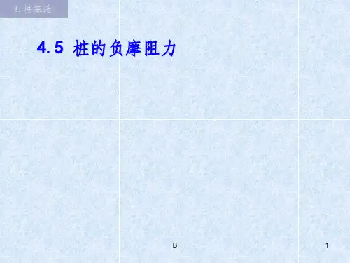 桩基负摩擦力