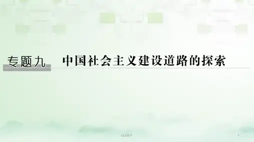 2019届高考历史一轮复习 专题九 中国社会主义建设道路的探索 第19讲 社会主义建设在探索中曲折发展