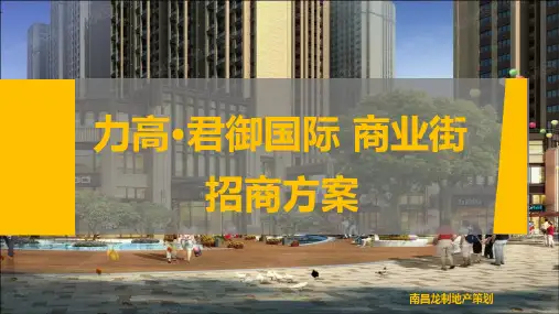 商业街招商的方案