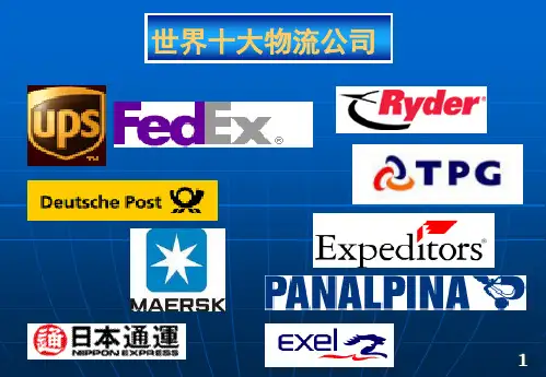 世界十大物流公司
