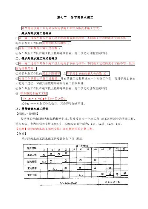 【造价工程师】2018造价-案例-精讲班-37、(2018)第二章-异节奏流水施工及非节奏流水施工