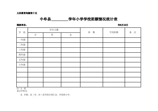 义务教育均衡新表二、表四、表九、表十