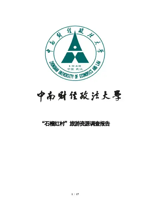石榴红村调查报告2
