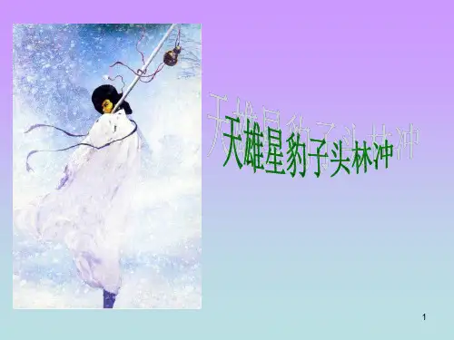 水浒传之林冲人物形象分析ppt课件