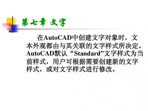 第七章 文字