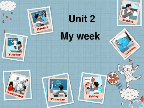 7新版PEP五年级英语上册unit2Myweek全单元课件