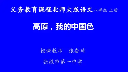 高原我的中国色