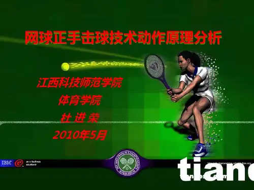 网球说课课件