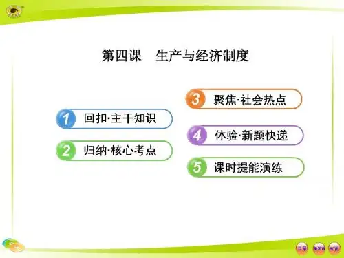 最新版高中政治必修一教学课件教案-2.4
