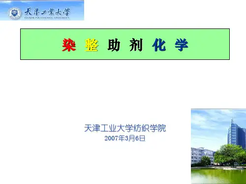 染整助剂化学