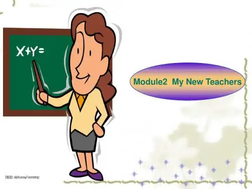 module2 my new teachers